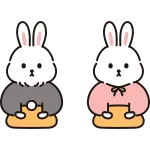 Rabbit New Year SVG Icon